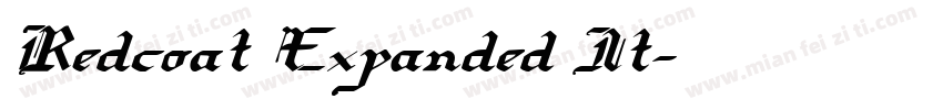 Redcoat Expanded It字体转换
